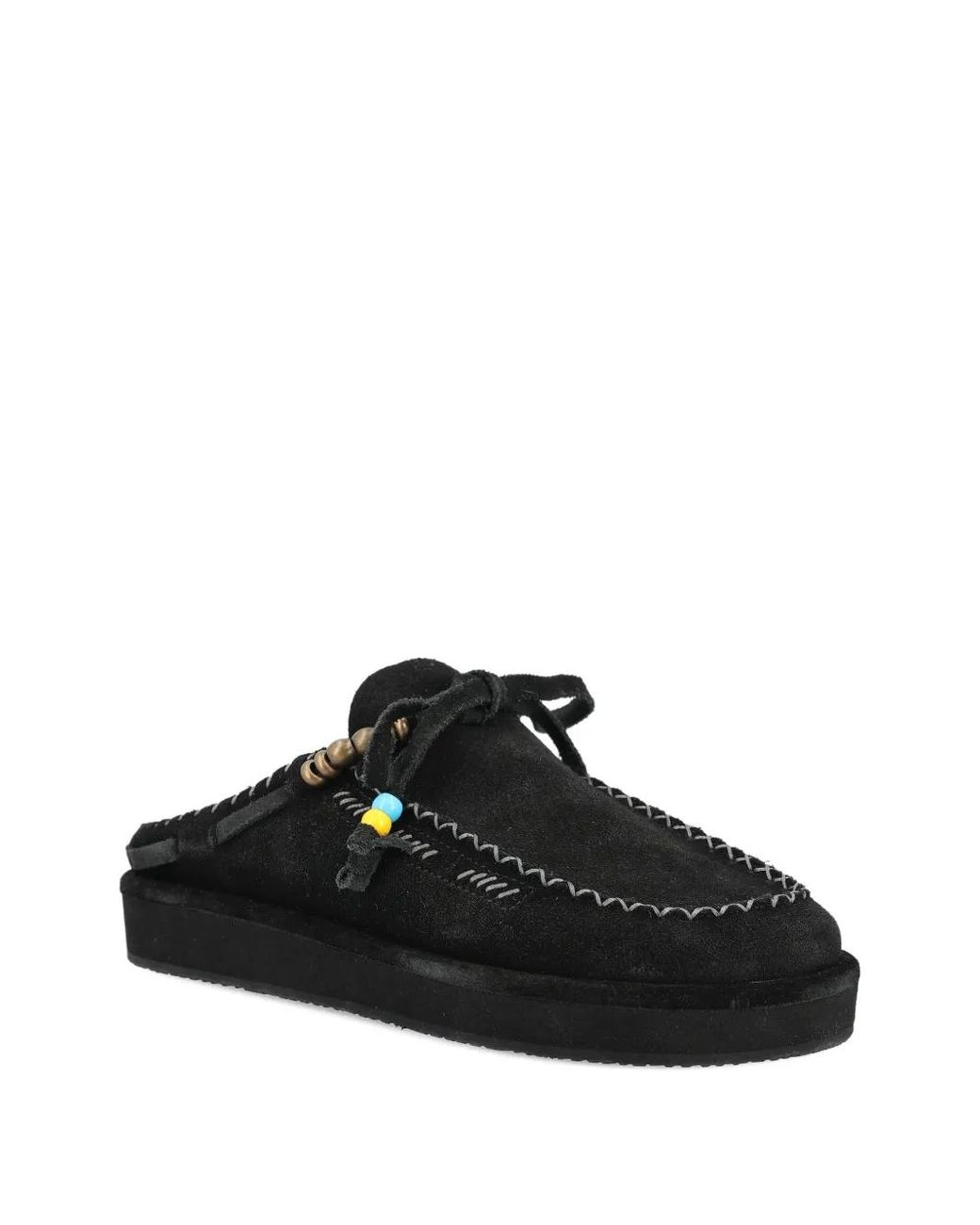 CALEB PARIS Mules Brodées in Black | Lyst