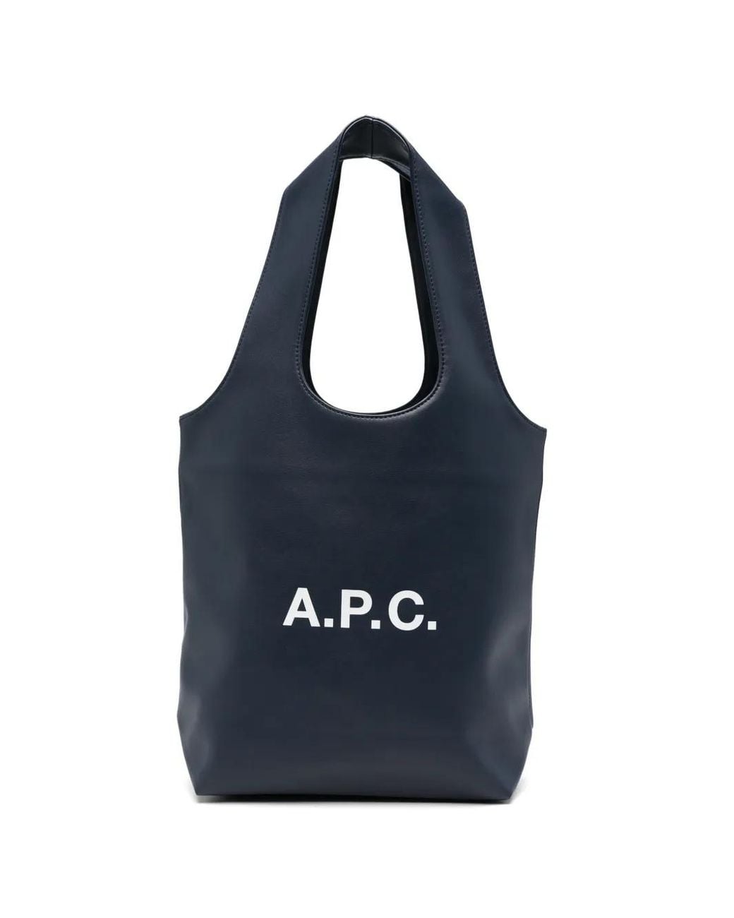 A.P.C. Blue Tote Bags