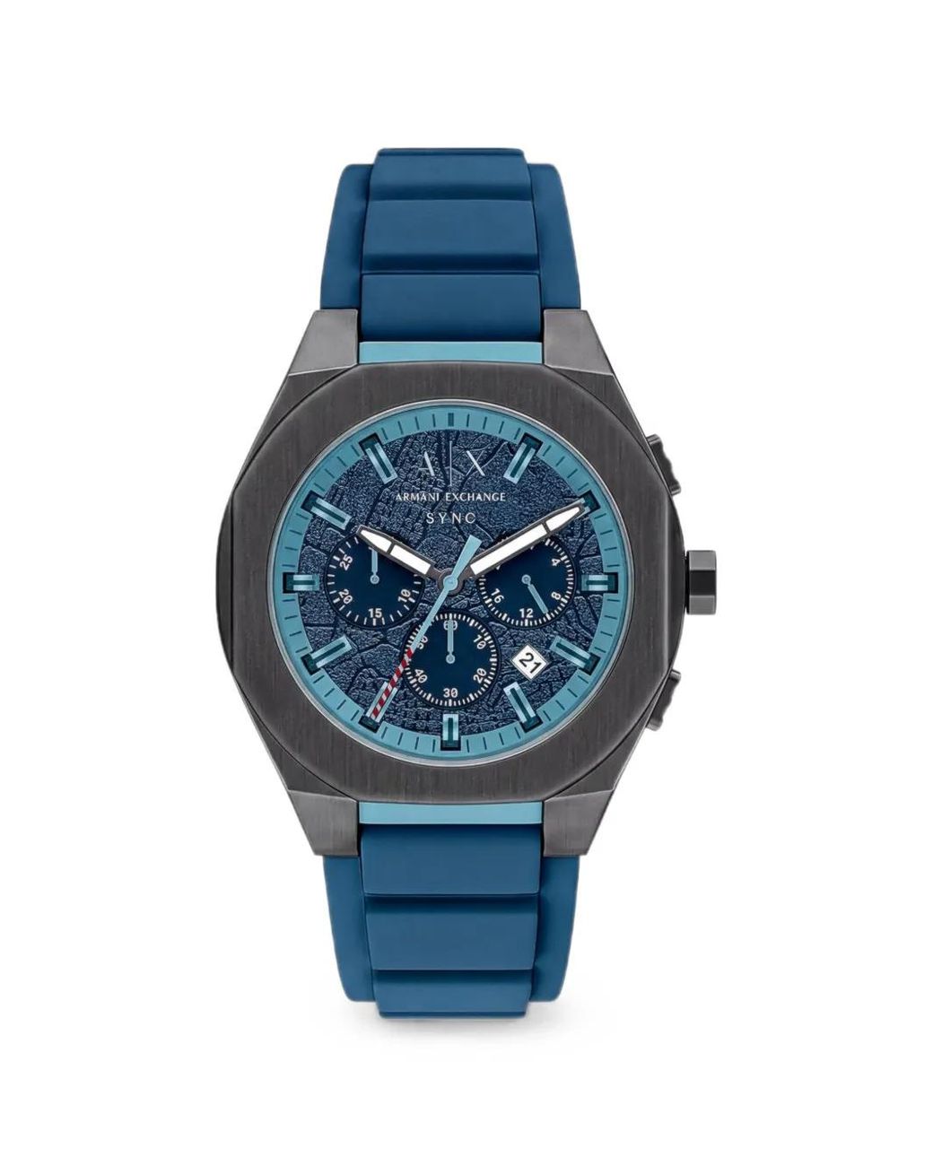 ARMANI EXCHANGE Blue Sync 44Mm Watch for men
