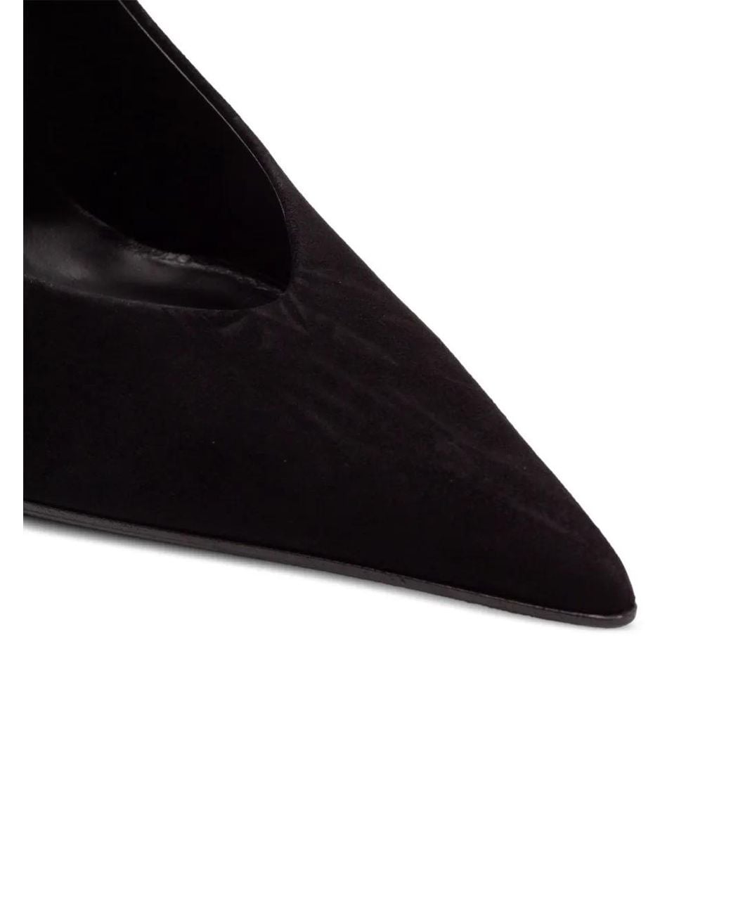 Sergio Levantesi Black Pole Tapered-Toe Pumps