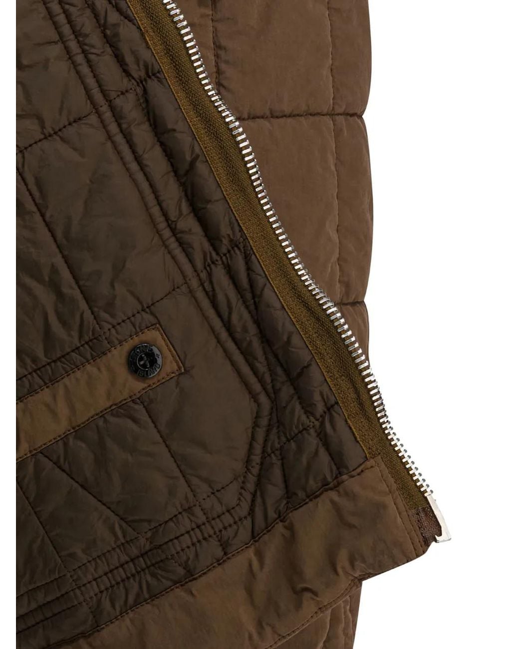 Stone Island Brown Capospalla Clothing for men