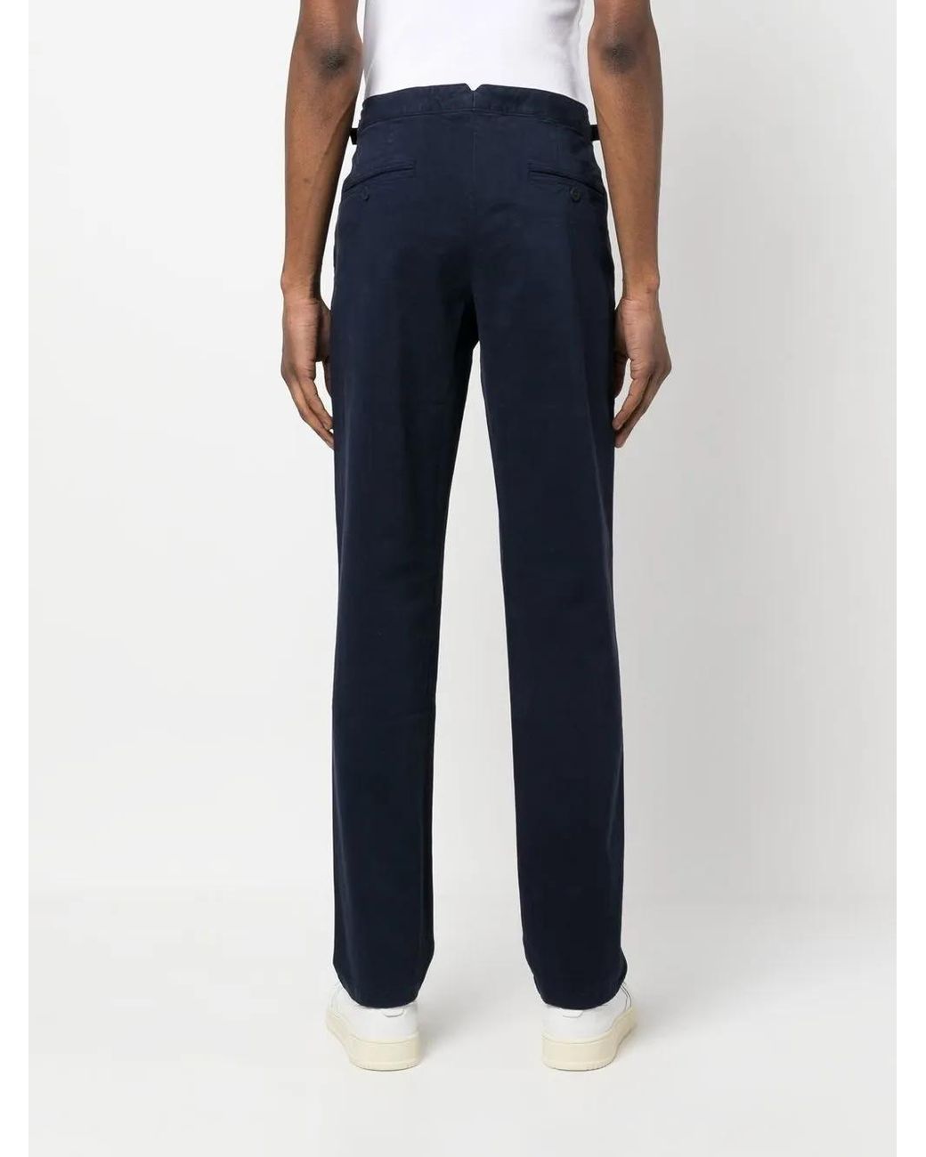 Orlebar Brown Blue Fallon Stretch-Cotton Trousers for men