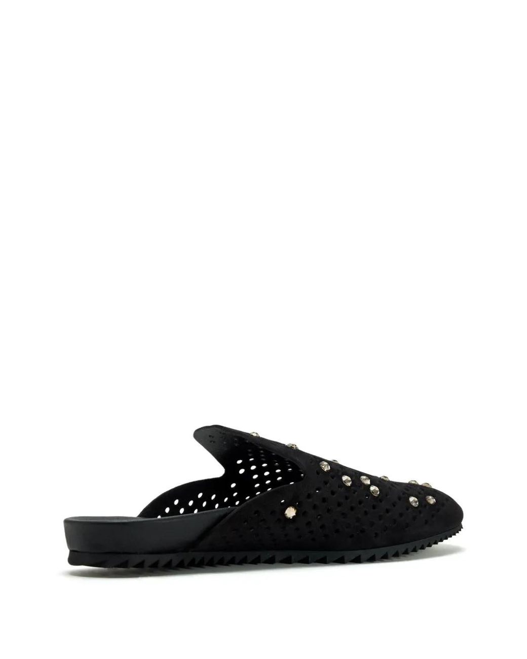 Pedro Garcia Black Braidy Slippers