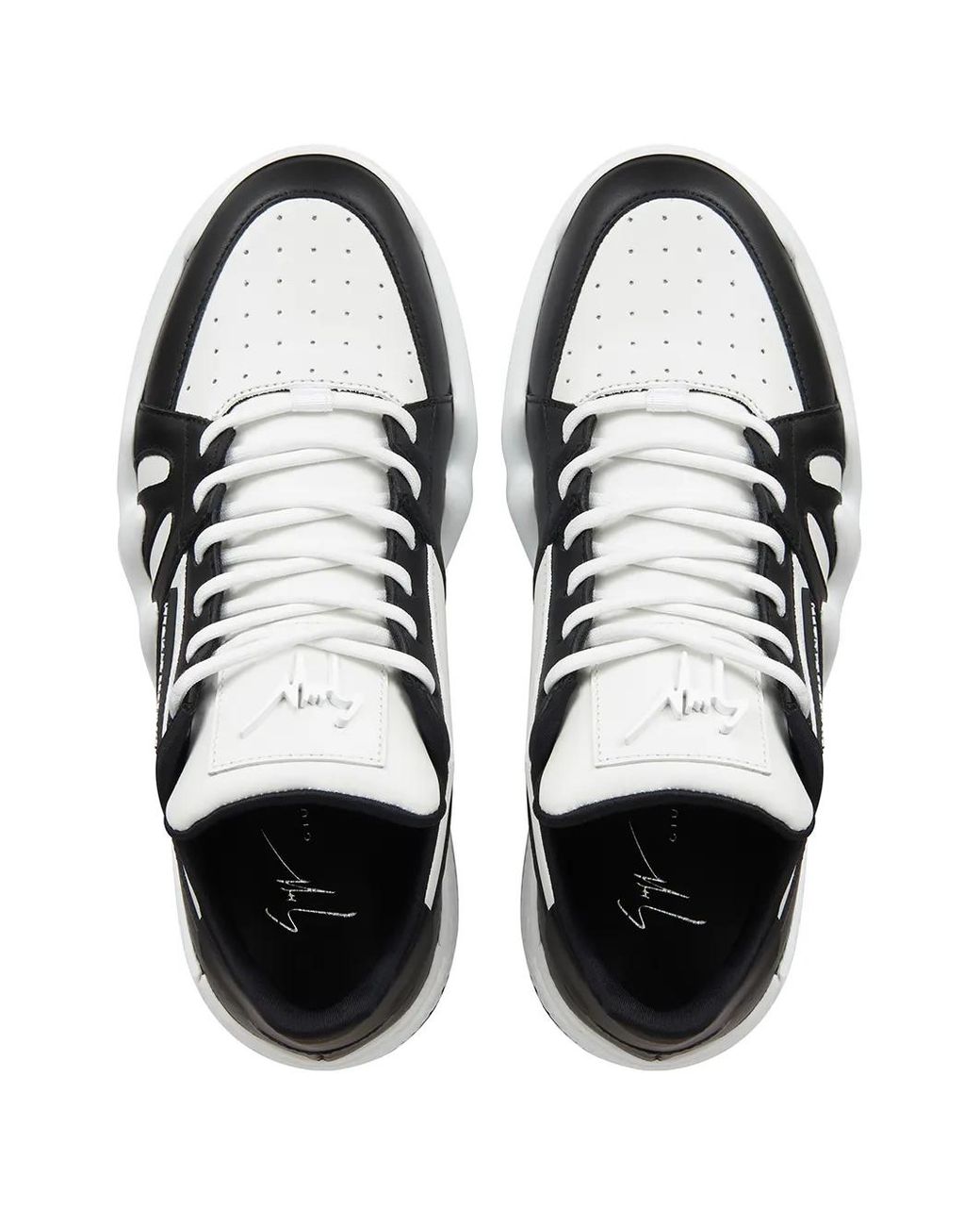 Giuseppe Zanotti White Talon Low-Top Sneakers
