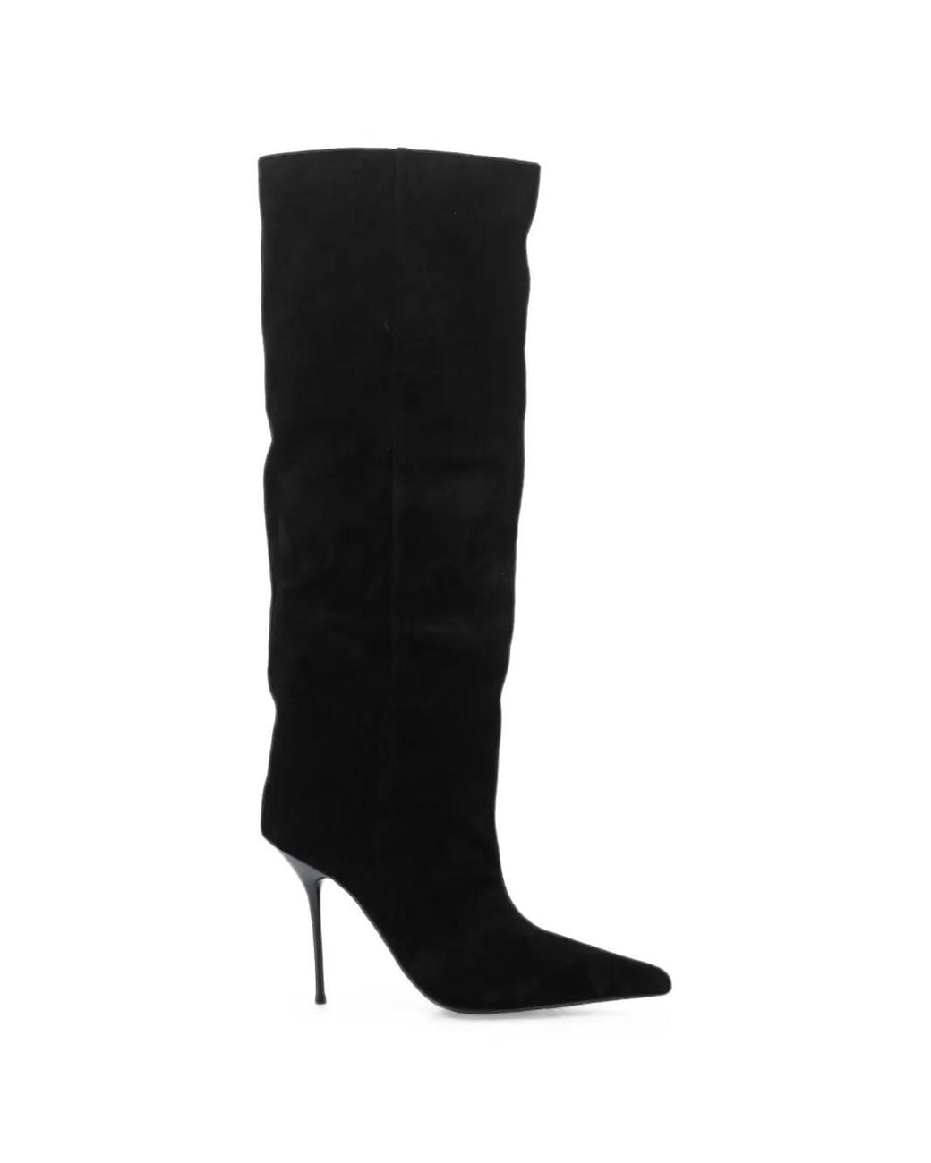 Jeffrey Campbell Black Bottines En Daim À Bout Pointu