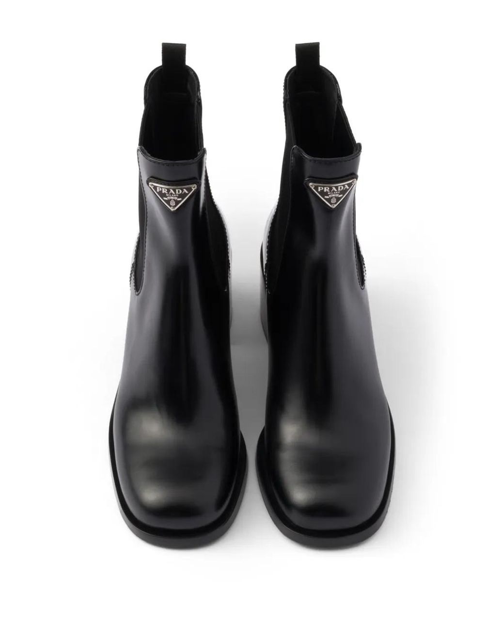 Prada Black Ankle Boots Shoes