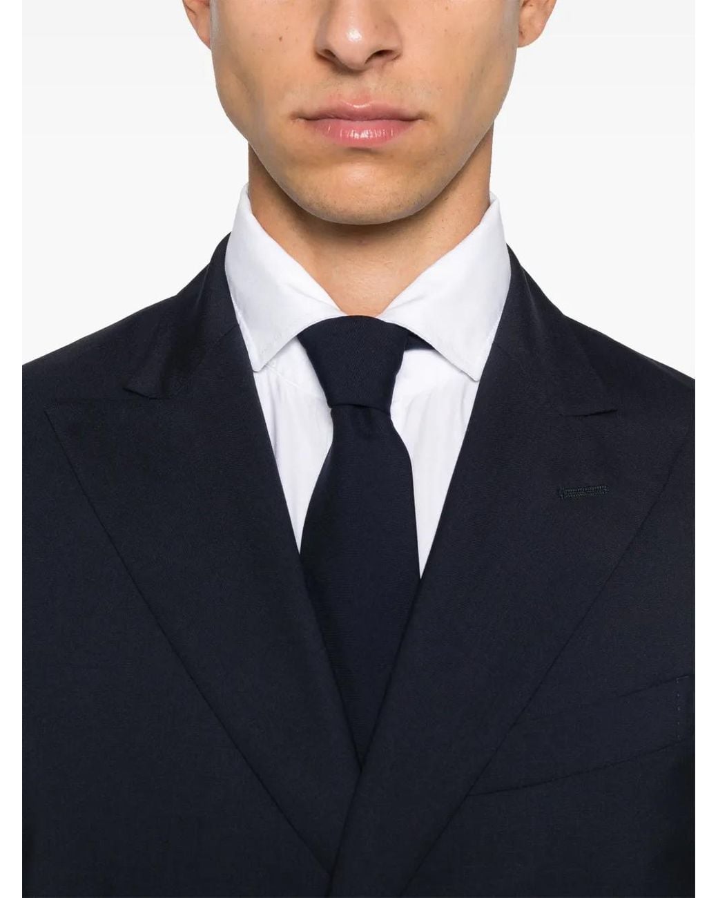 Boglioli Blue Virgin Wool Suit for men