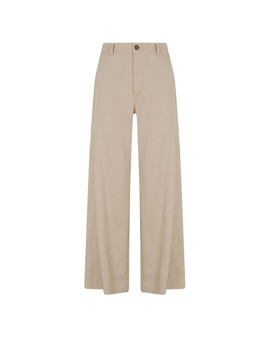 Tela Natural Elasticated-Waistband Trousers