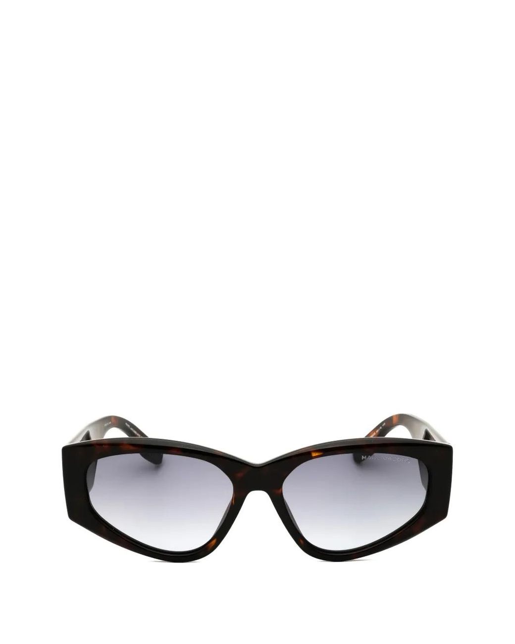 Marc Jacobs Black Tortoiseshell-Effect Cat-Eye Sunglasses