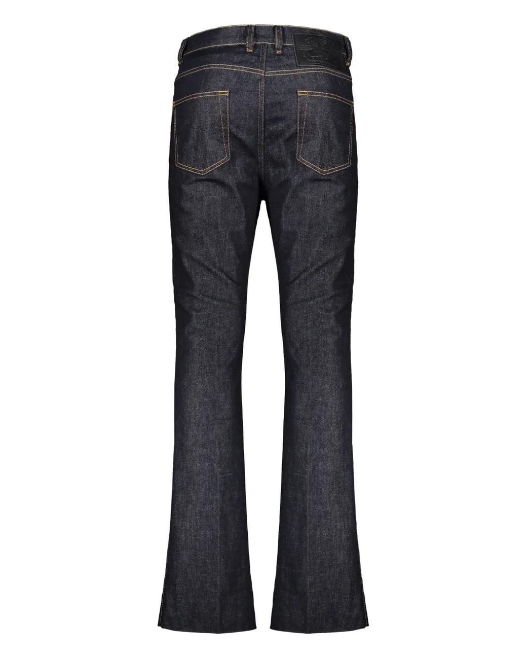 DIESEL Blue Five-Pocket Flared Jeans for men