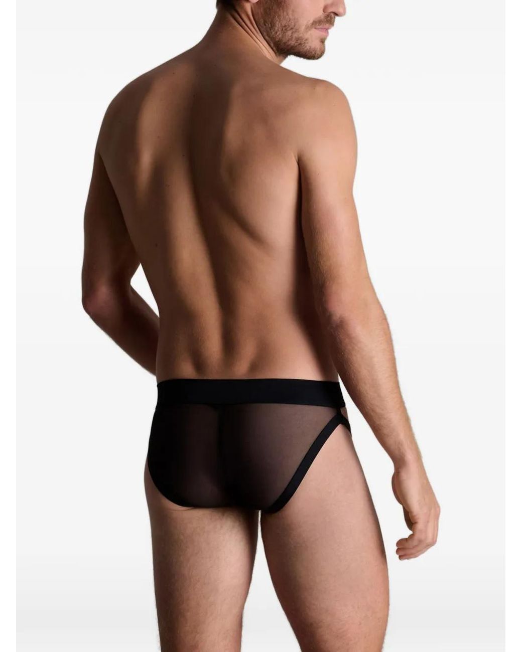 Maison Close Black Pure Tentation Briefs for men