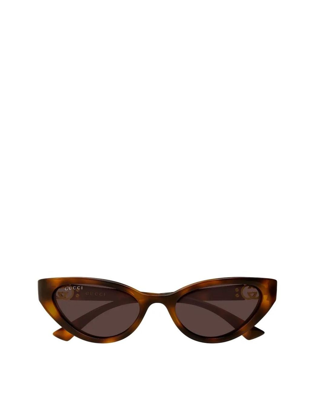 Gucci Brown Interlocking G Cat-Eye Sunglasses