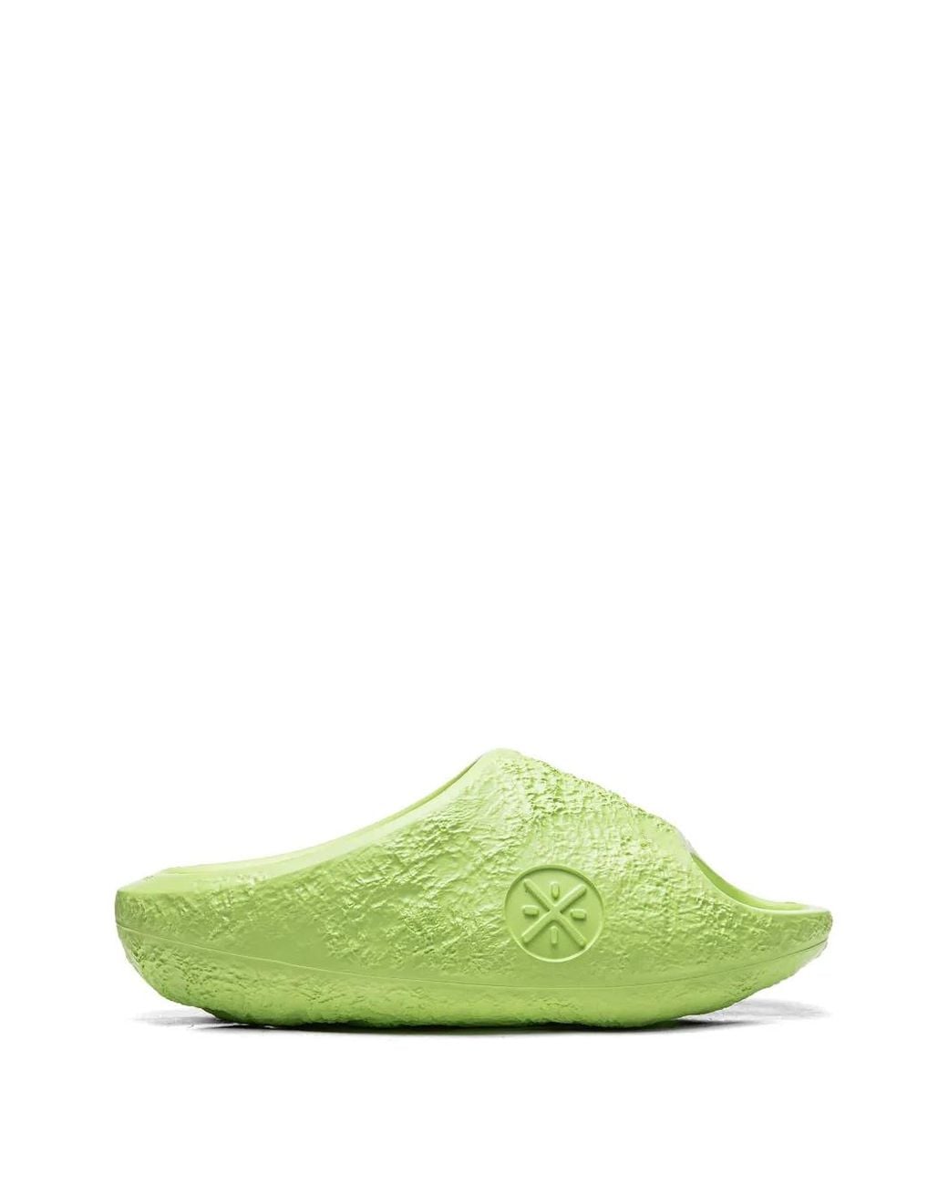 Li-ning Green Lunar Rock Lite Slides for men