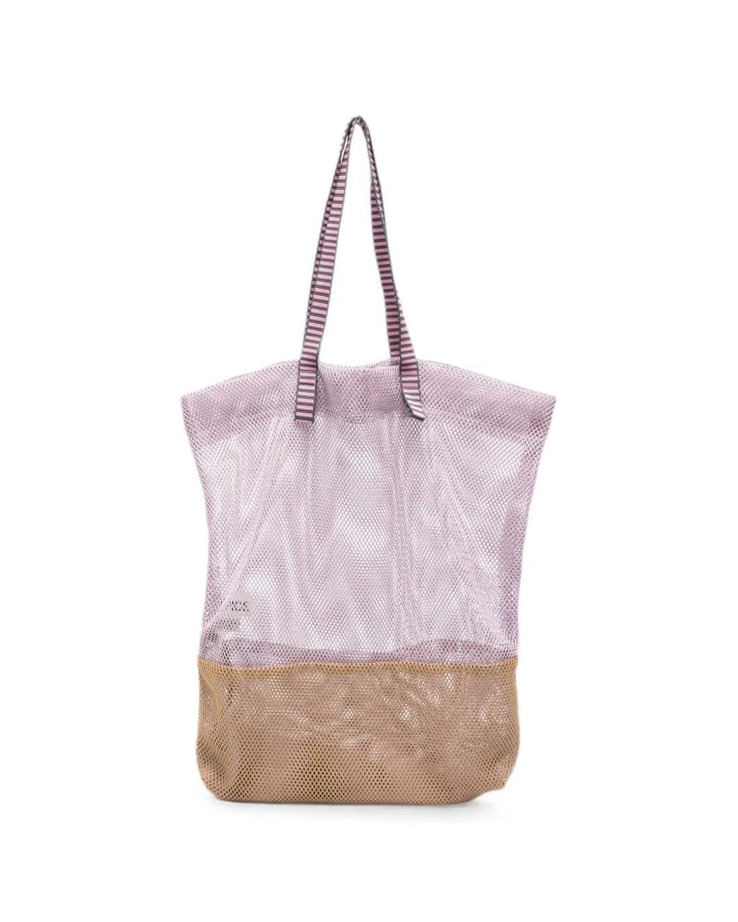 Epice Pink Two-Tone Mesh Shoulder Bag