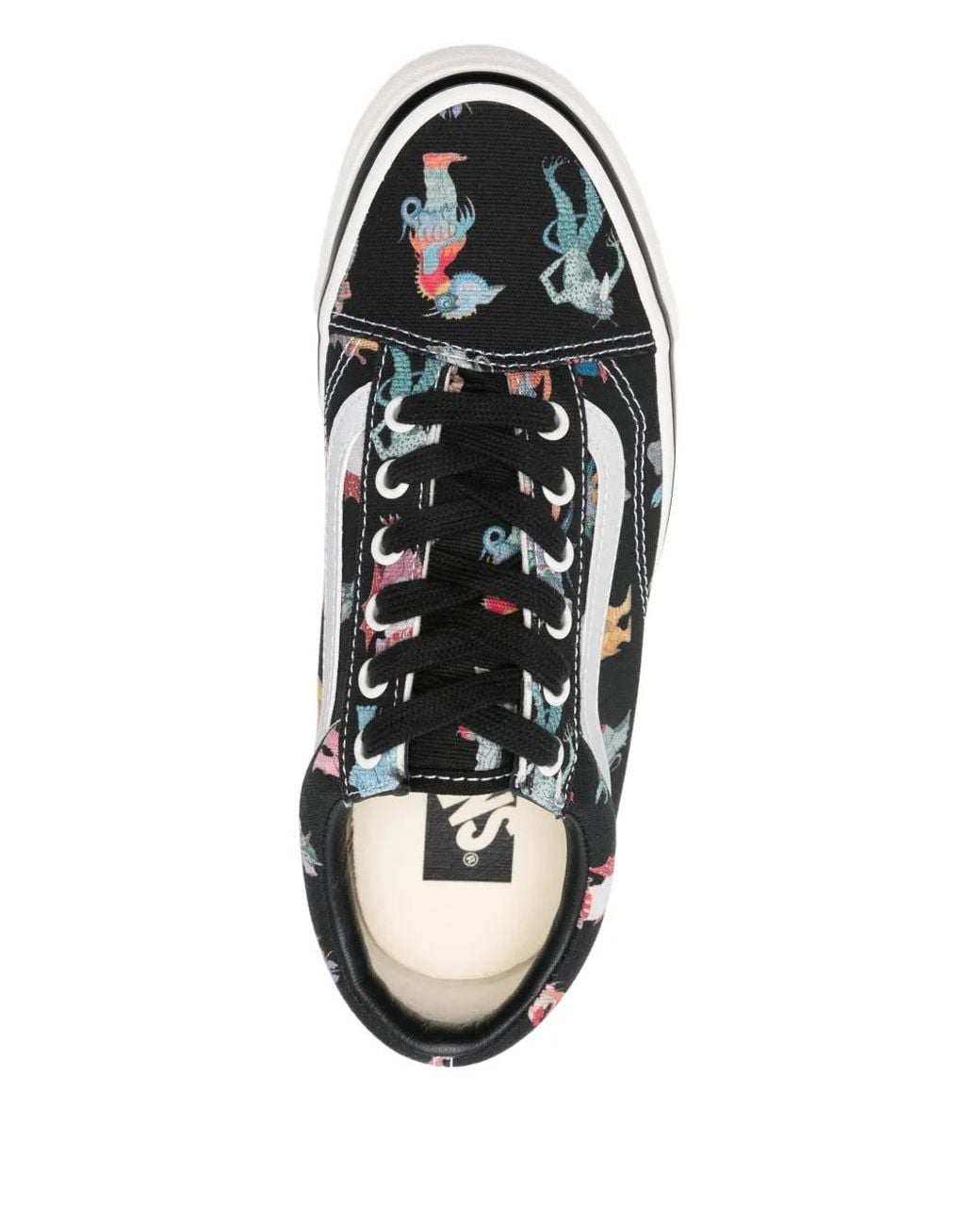 Vans Black Old Skool Graphic-Print Sneakers
