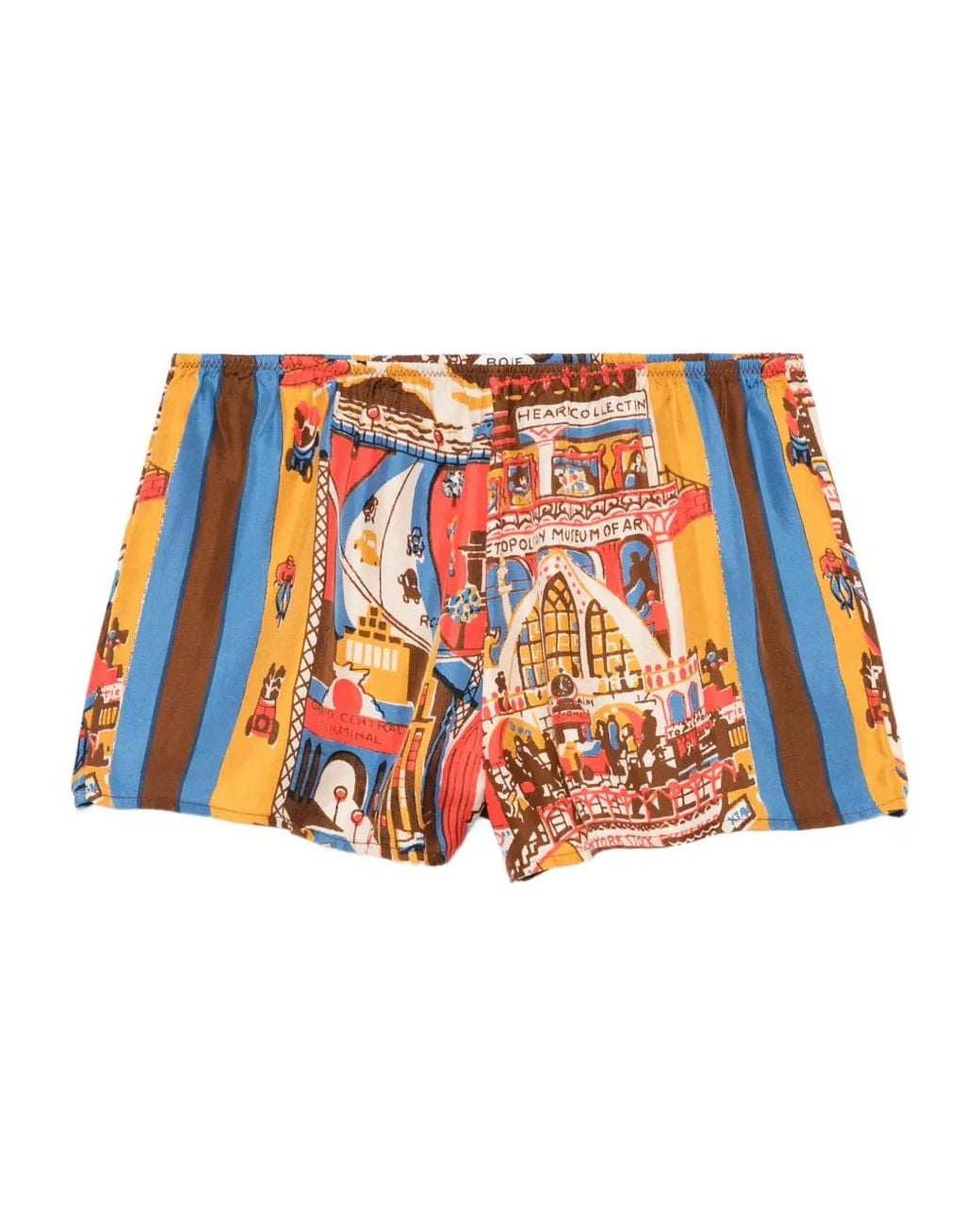 Bode White Short Manhattan Island