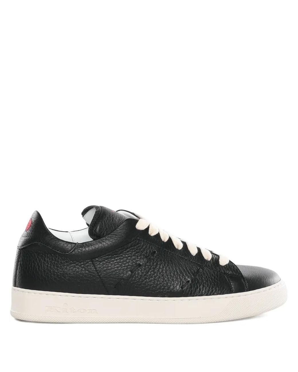 Kiton Black Sneakers for men