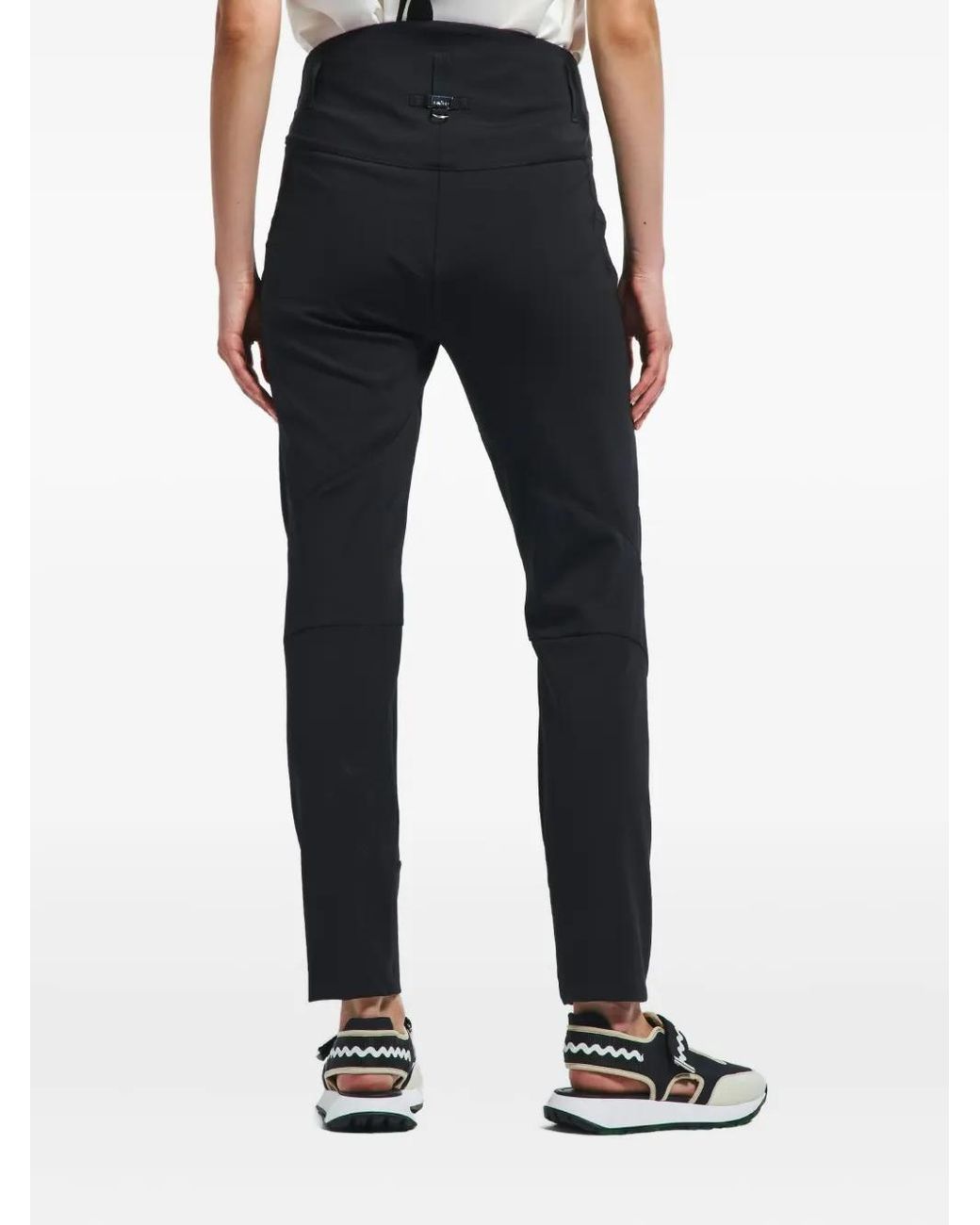 High Black Tapered Trousers