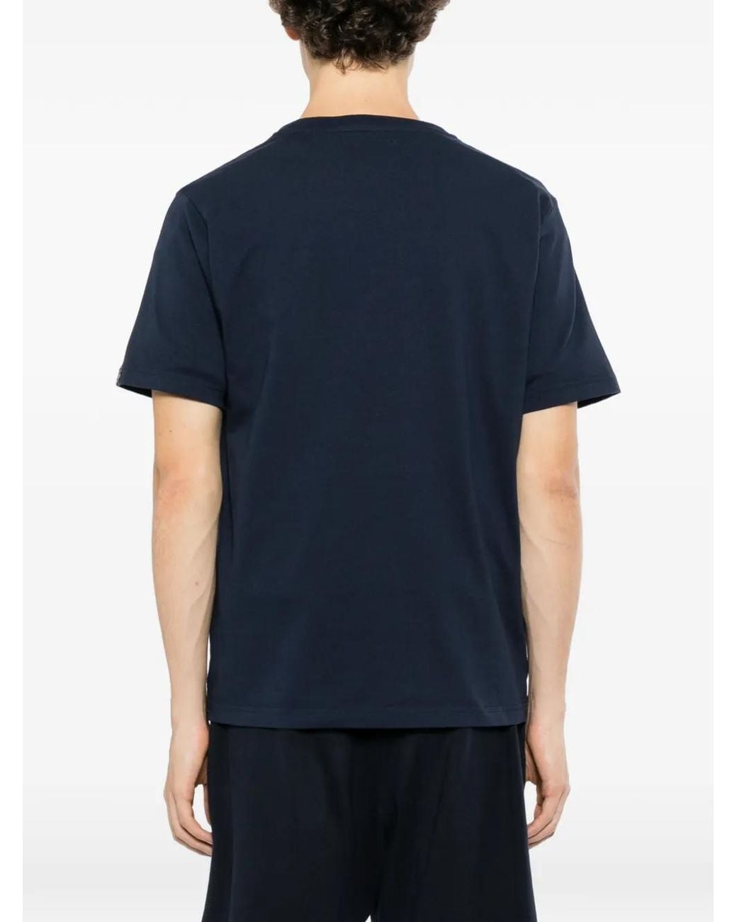 SPORT b. by agnès b. Blue Star Wave Applique T-Shirt for men