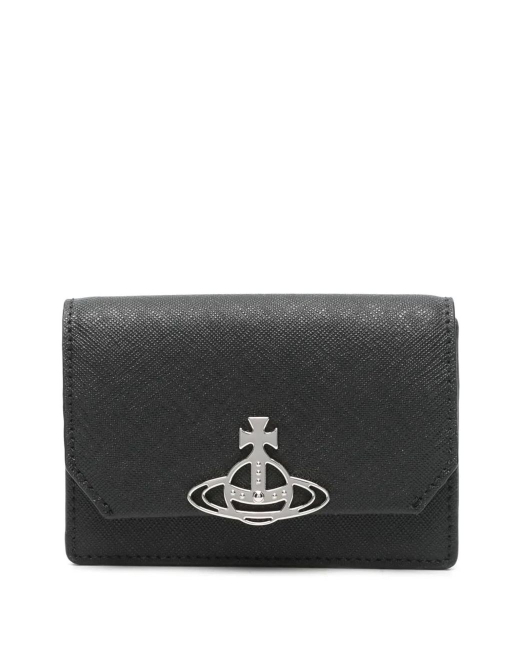 Vivienne Westwood Gray Orb Card Holder