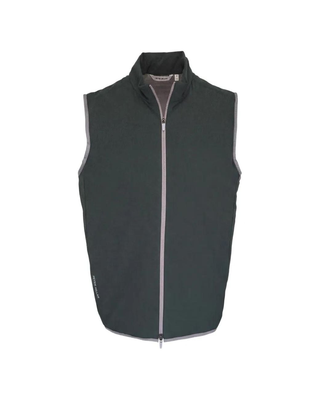 Peter Millar Gray Zip-Up Gilet for men