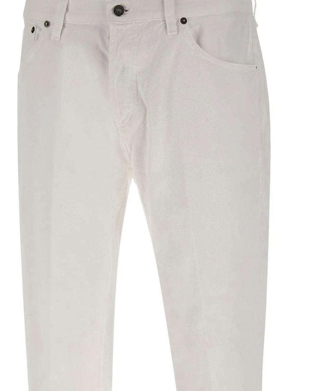 Dondup Gray Brighton Five-Pocket Carrot Jeans for men