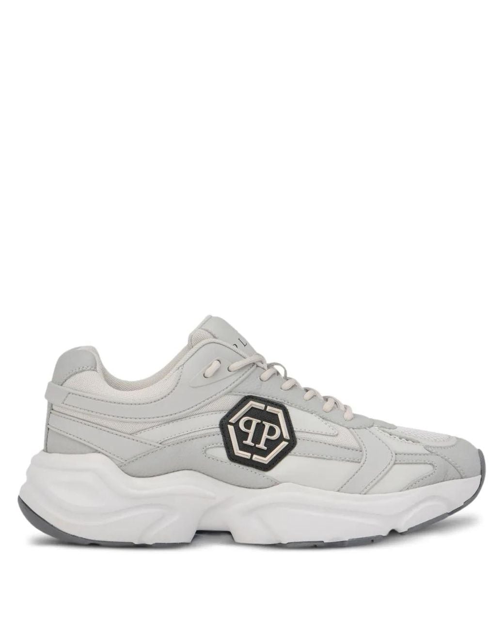 Philipp Plein White Nitro Sneakers
