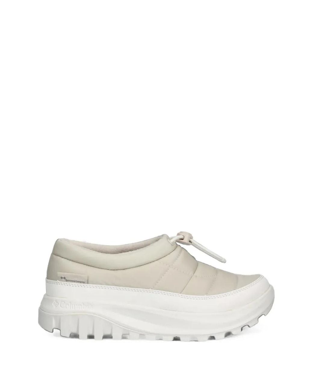 Columbia White Unwind Toggle-Fastening Padded Slippers