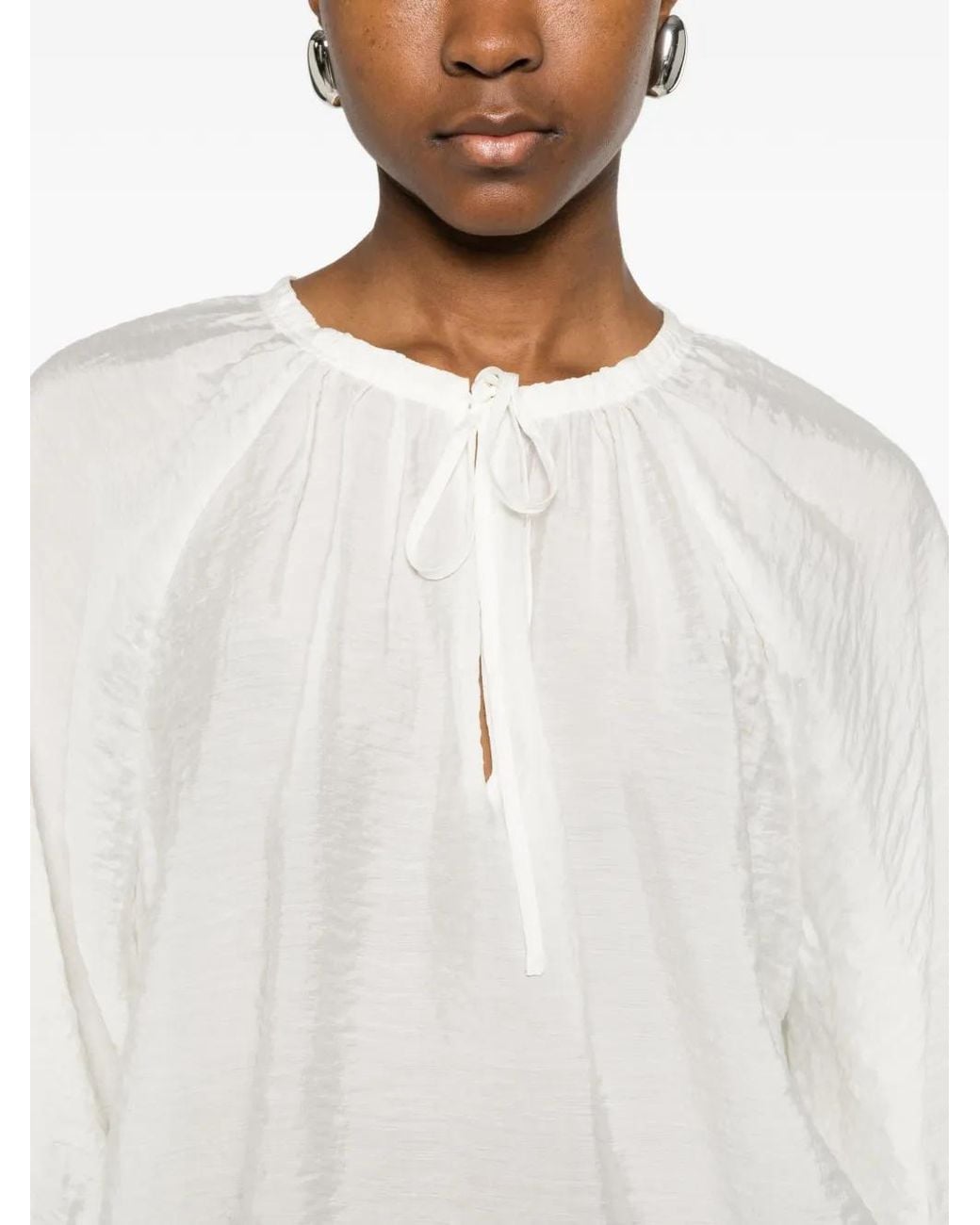 Blusa Samateran di Samsøe & Samsøe in White