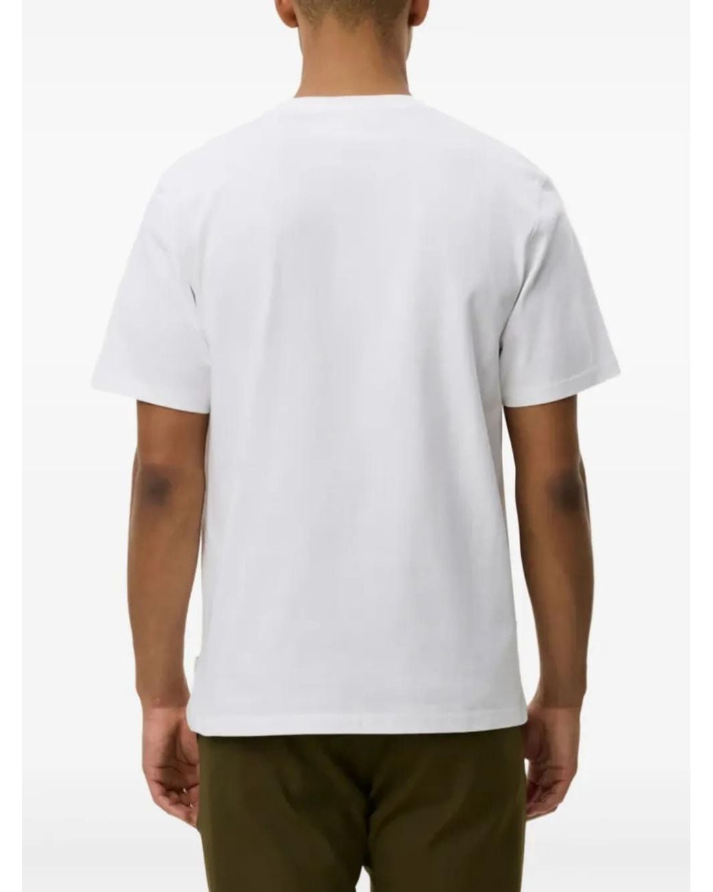 Les Deux White Cassette-Print T-Shirt for men