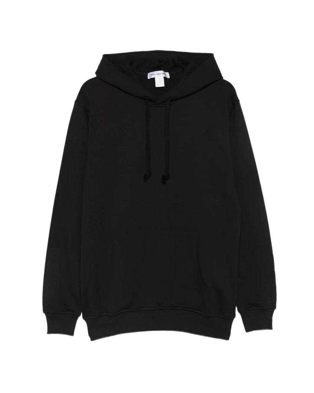 Comme des Garçons Black Graphic-Print Drawstring Hoodie for men