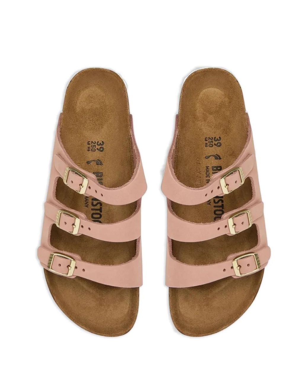 Birkenstock Pink Florida Soft, Nubuck Leather