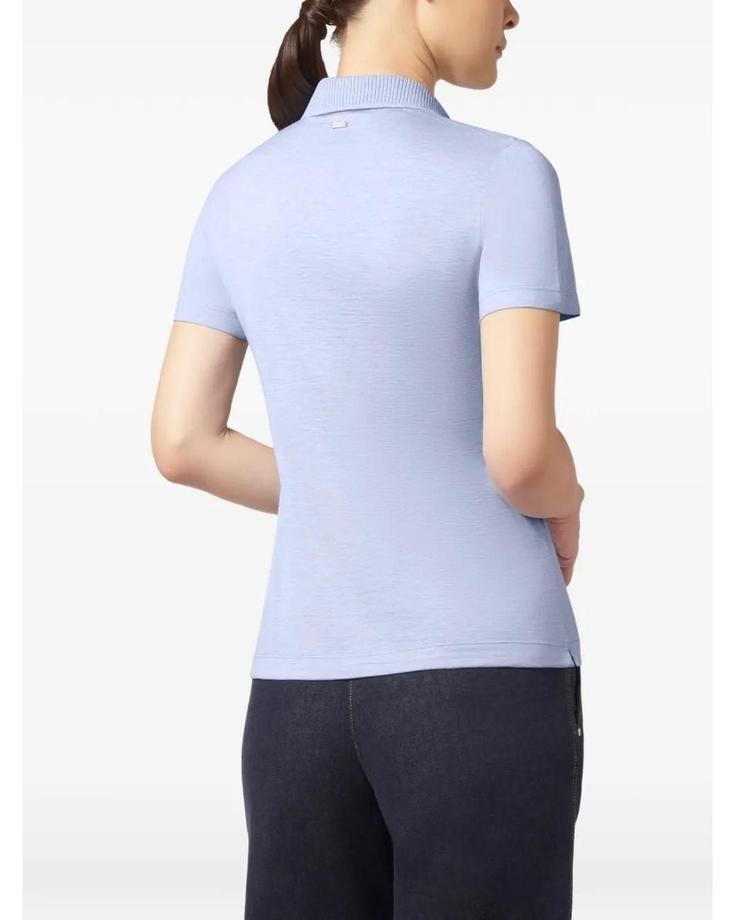 Paul & Shark Blue Jade Short-Sleeve Polo Shirt