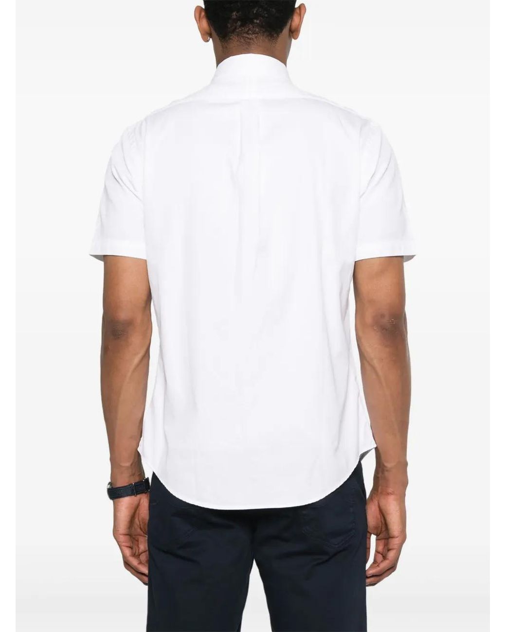 Polo Ralph Lauren White Cotton Shirt for men