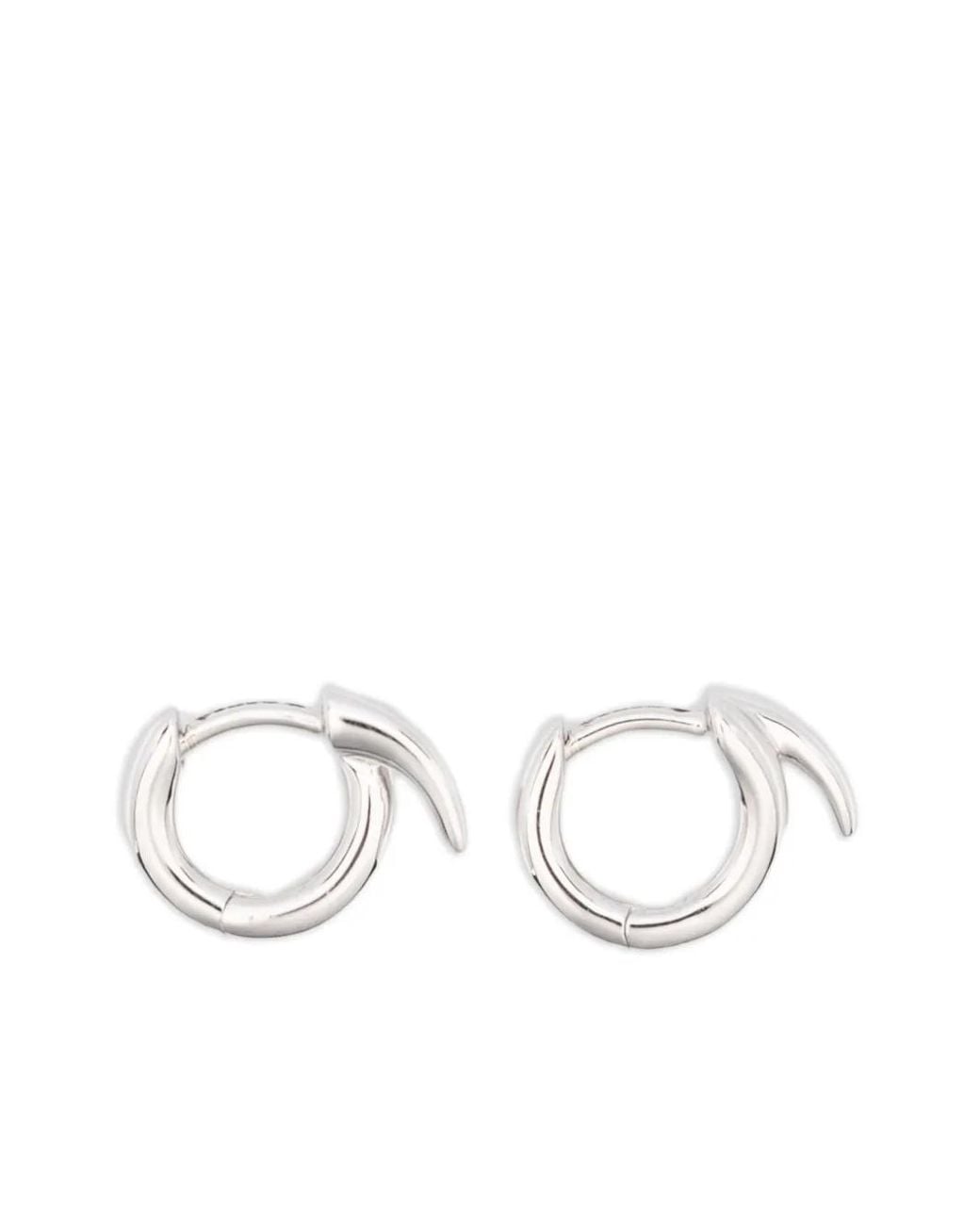 Shaun Leane White Quill Mini Hoop Earrings