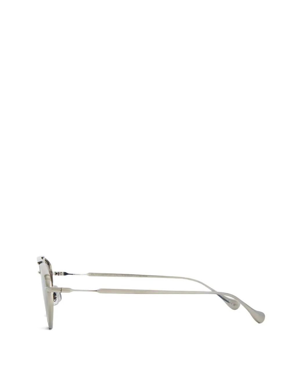 Jil Sander Blue Pilot-Frame Sunglasses