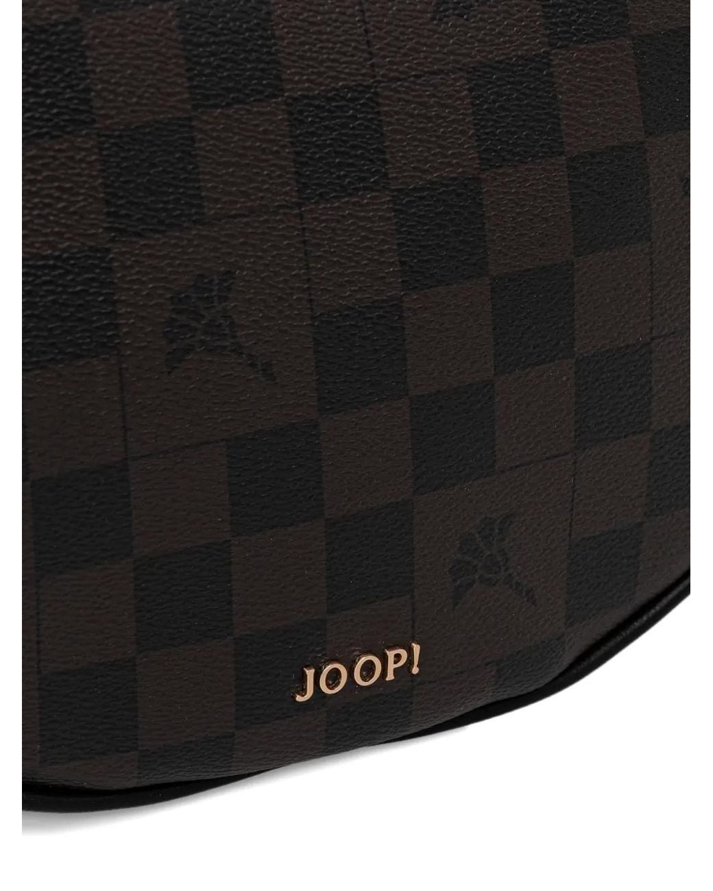 Joop! Black Checked Shoulder Bag