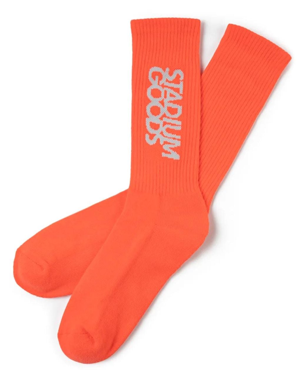 Stadium Goods Orange Chaussettes À Logo Brodé for men