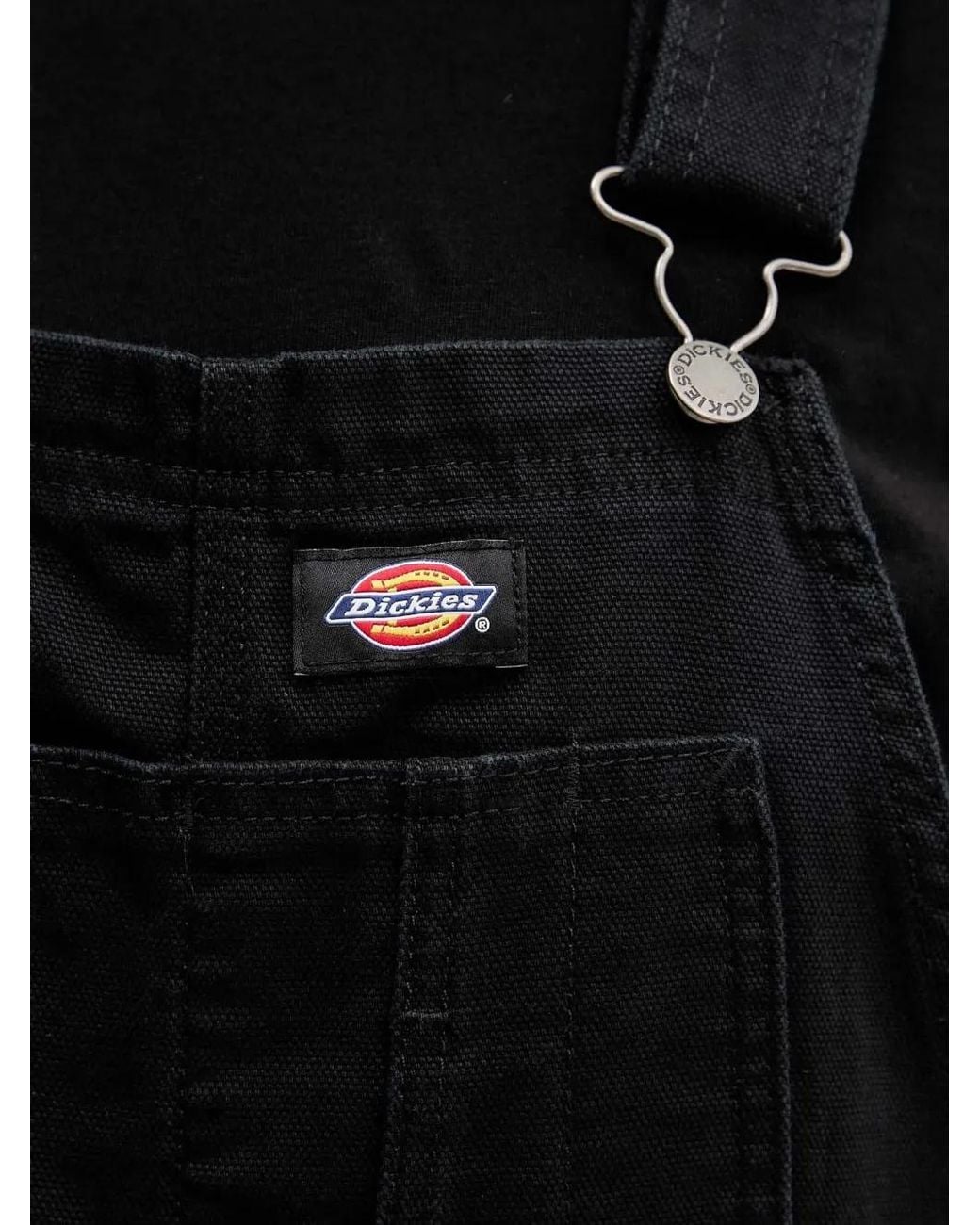 Dickies Black Cotton Jumpsuit