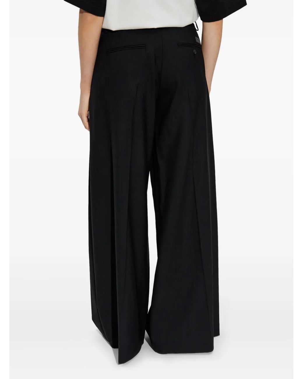 KENZO Black Wool Trousers