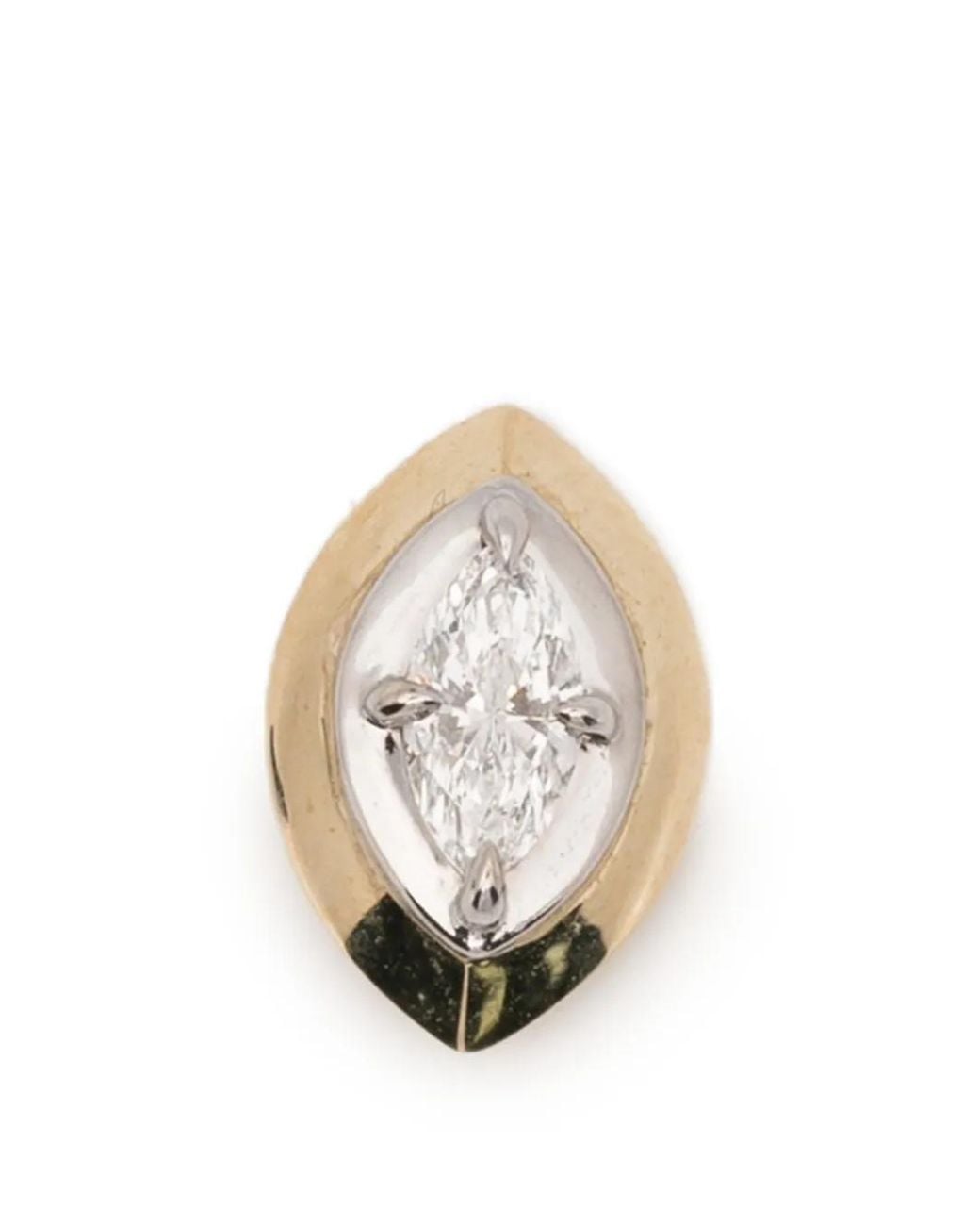 Rainbow K White Stud Diamond Earring