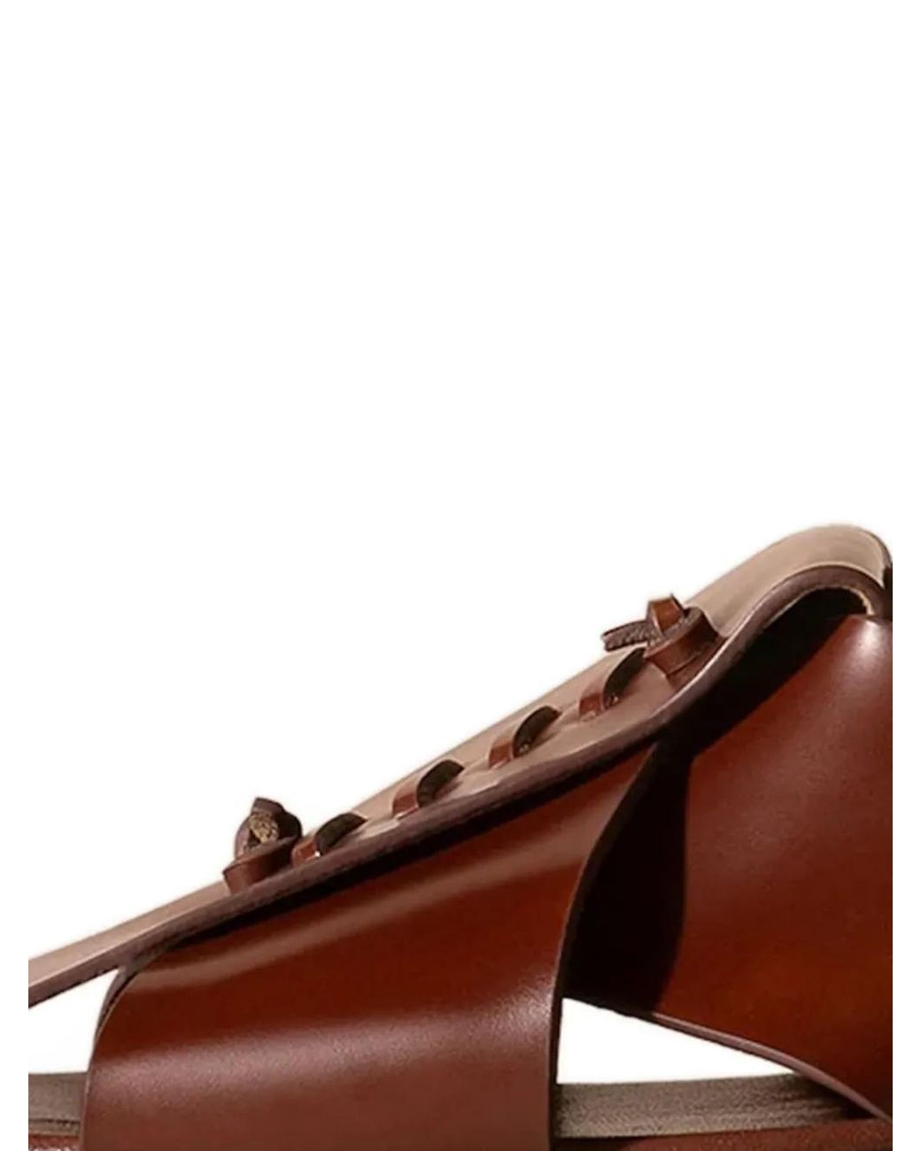Hereu Brown Corema Leather Mules