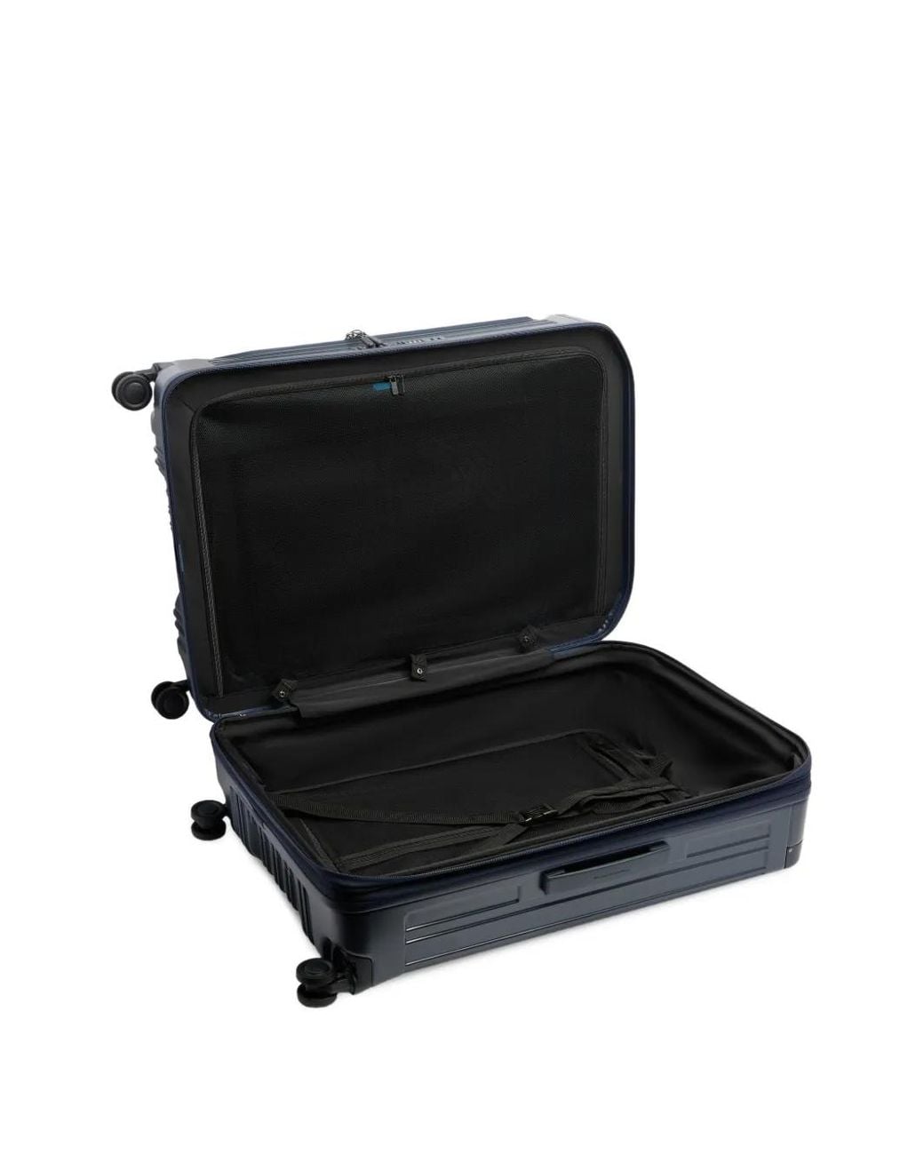 Piquadro Blue Ribbed-Detail Suitcase