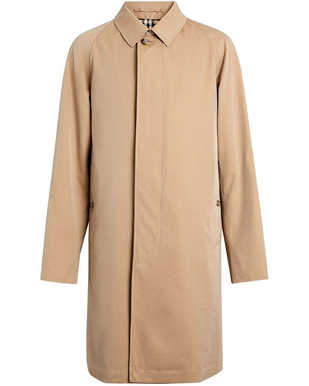 Burberry Cotton The Camden Car Coat in Beige (Natural) for Men - Save ...