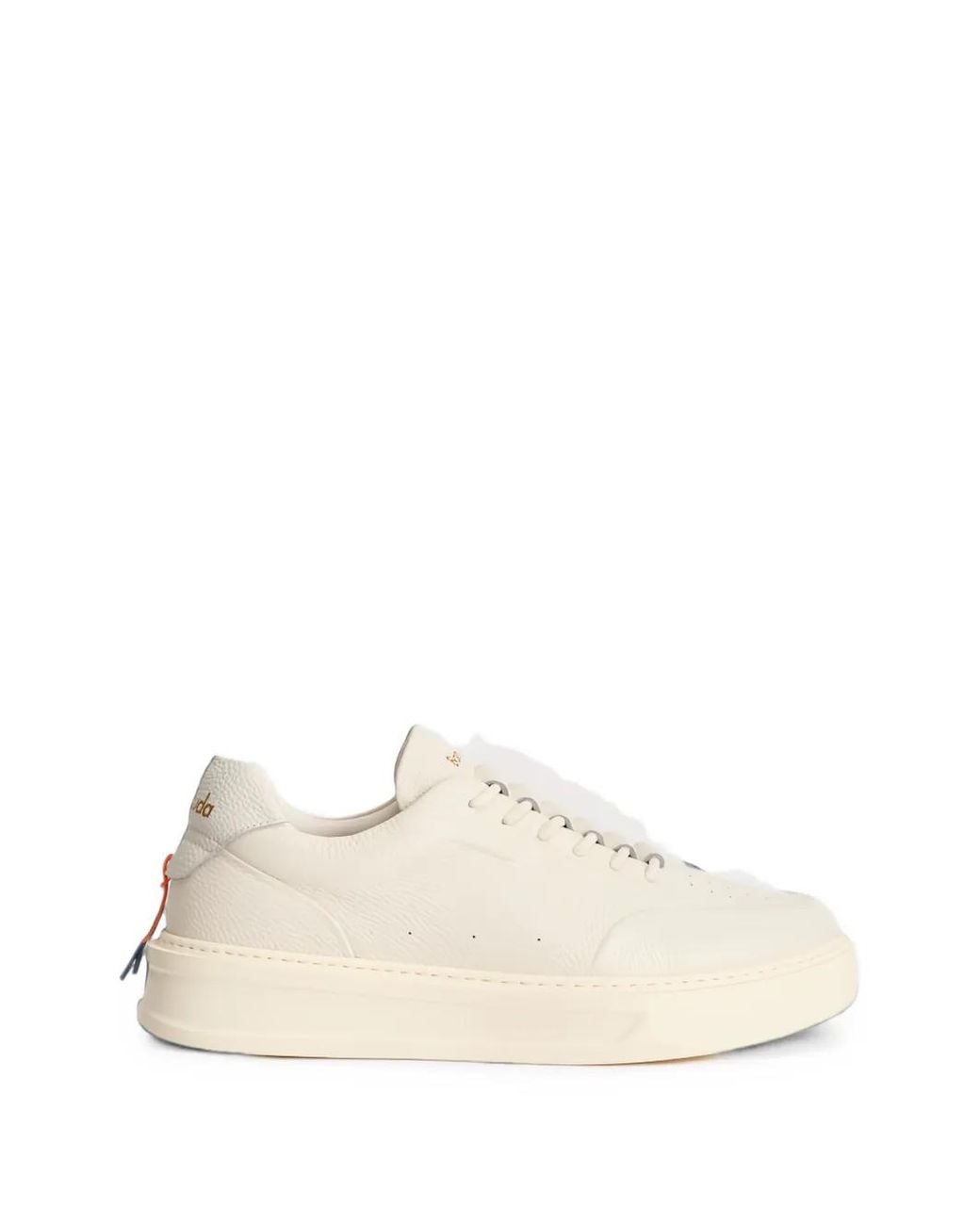 Barracuda Natural Phoenix Tumbled-Leather Sneakers for men