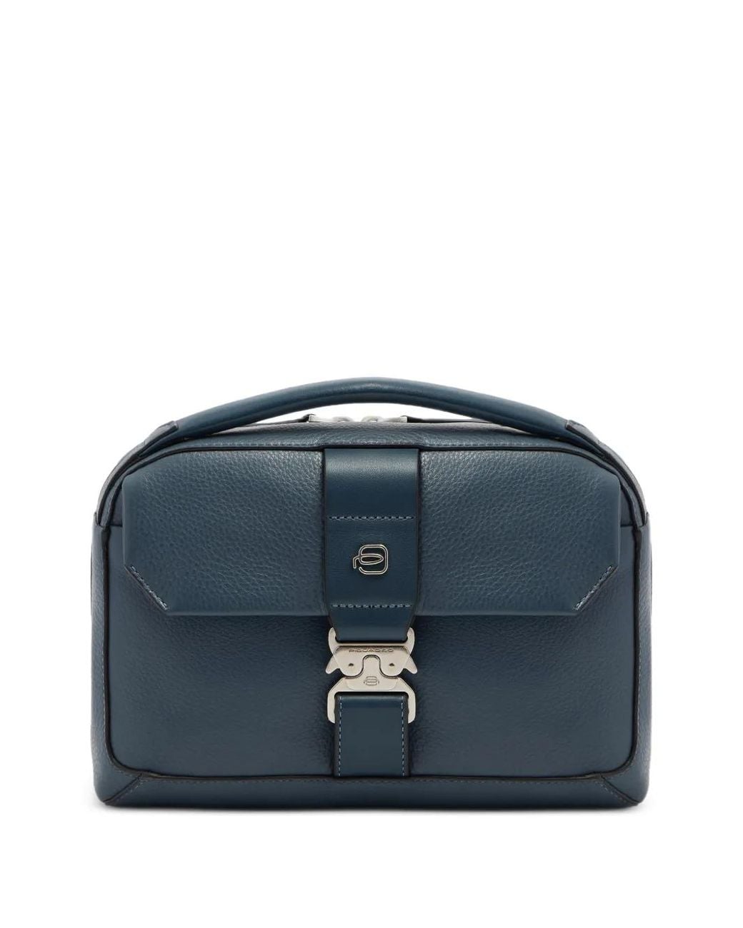 Piquadro Blue Buckle-Detail Tote Bag for men