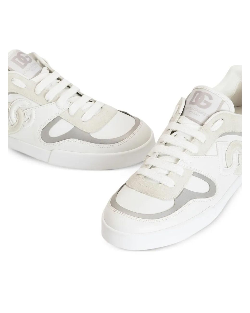 Dolce & Gabbana White Dolce & Gabbana Neutrals Trainers for men