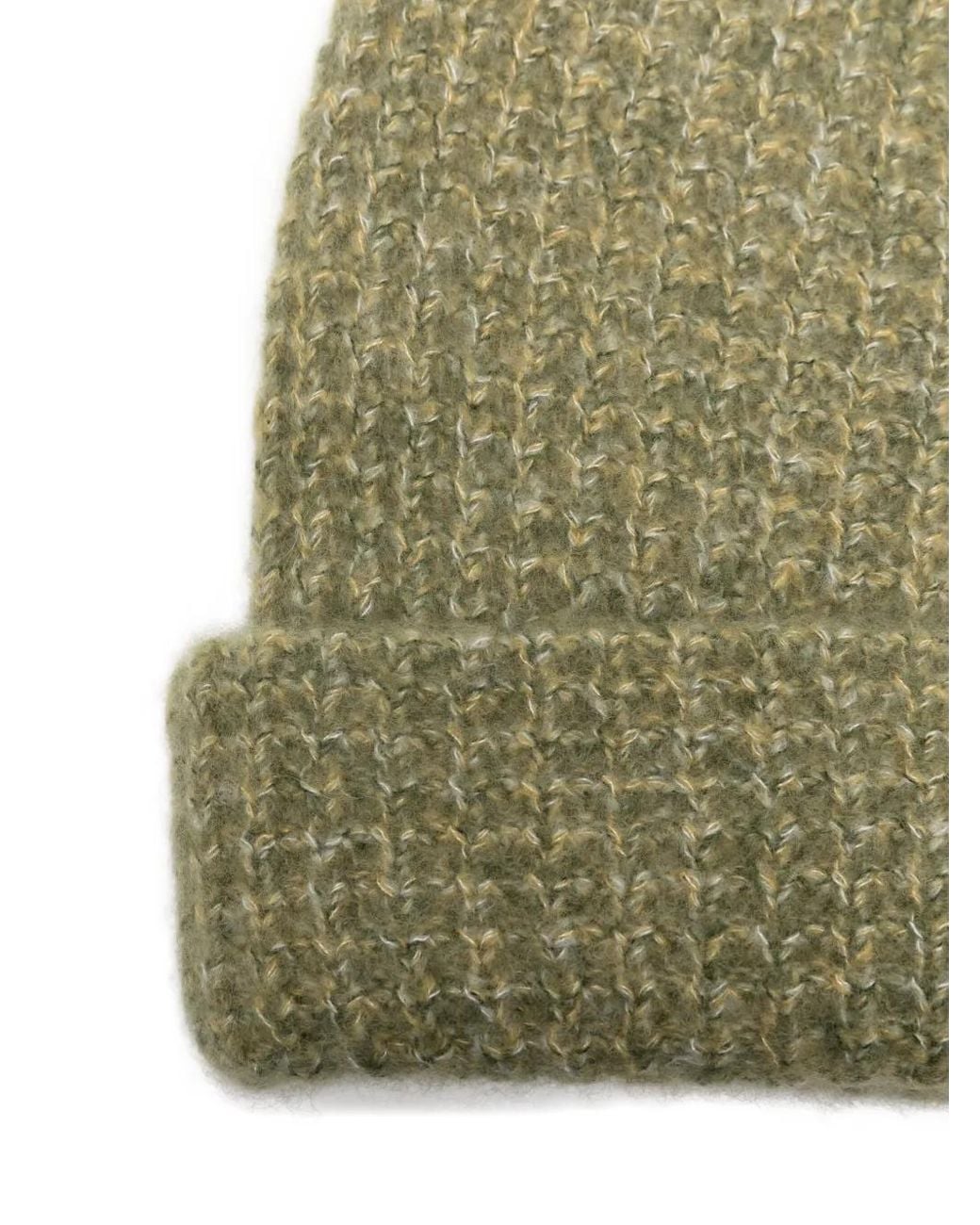 Frenckenberger Green Ribbed Beanie