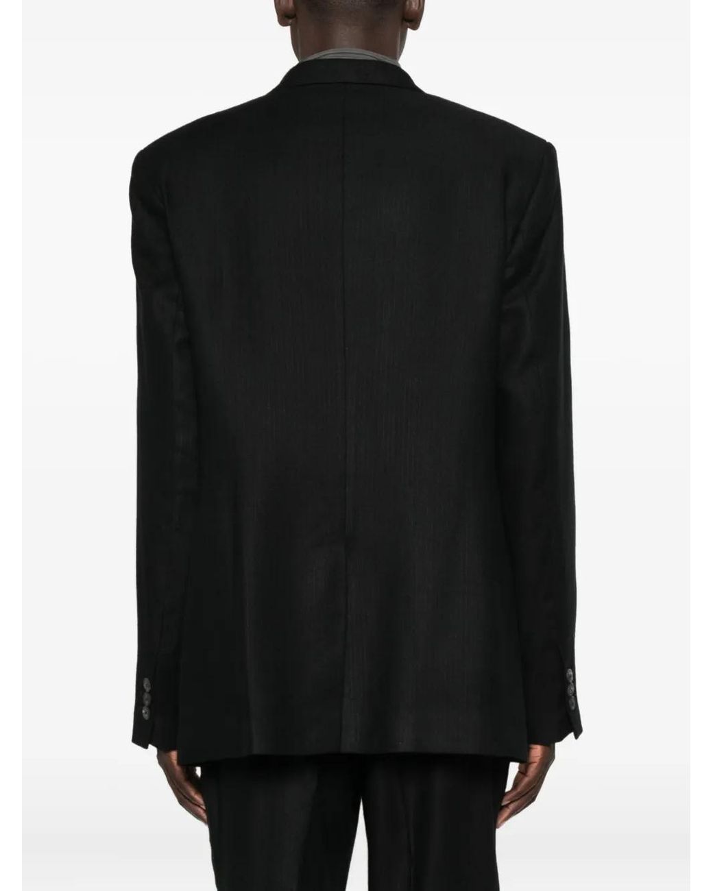 Our Legacy Black Pinstriped Blazer for men