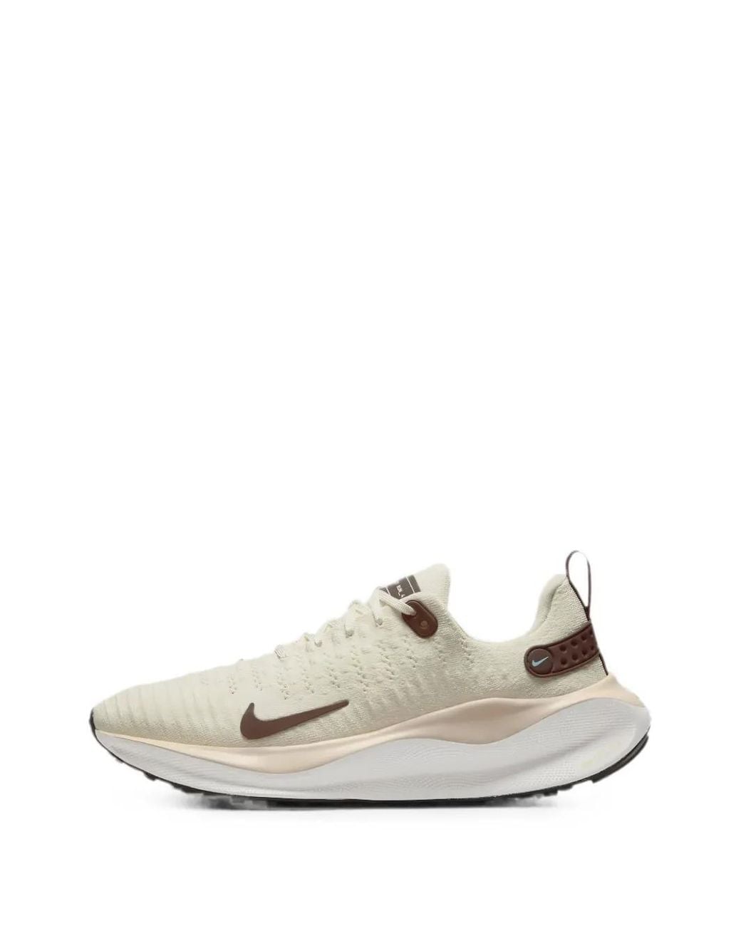 Nike White React Infinity Run 4 Sneakers